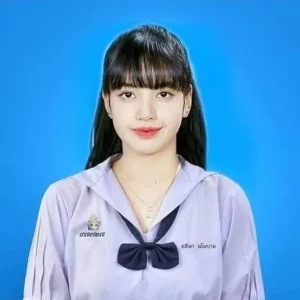 Lisa in school uniform